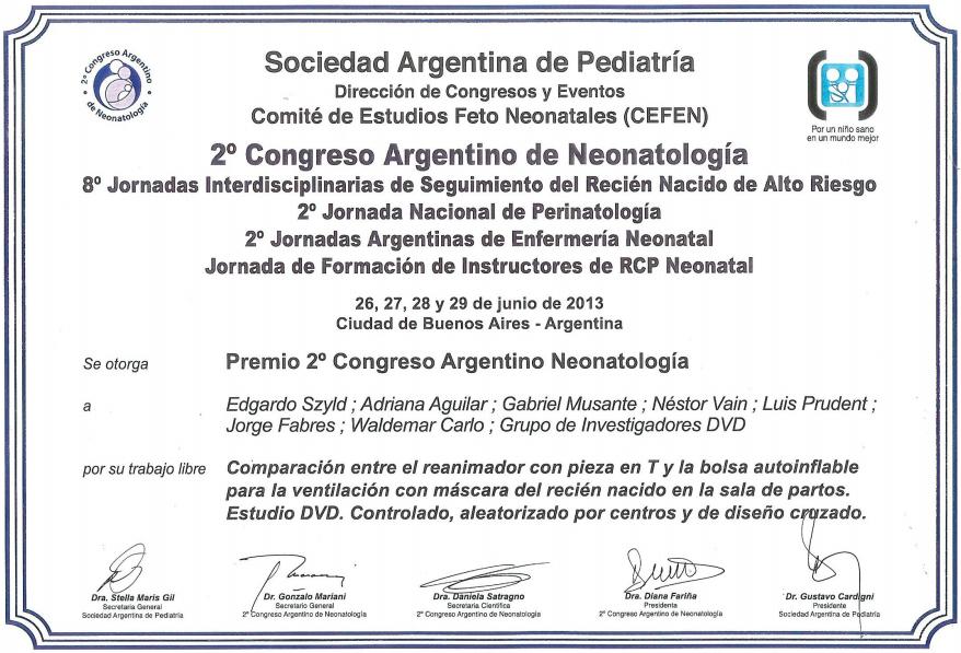 Neonatología y Pediatría Argentina S.A., Neonatoligía